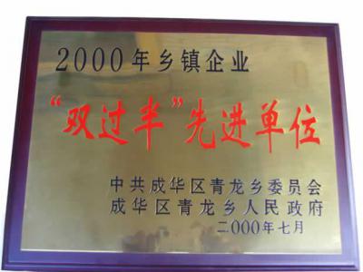 2000年雙過半先進單位